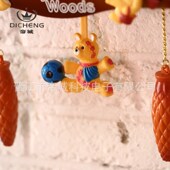 家居装 艺术创意欧式 饰挂钟 儿童房报时摇摆挂钟 客厅挂钟