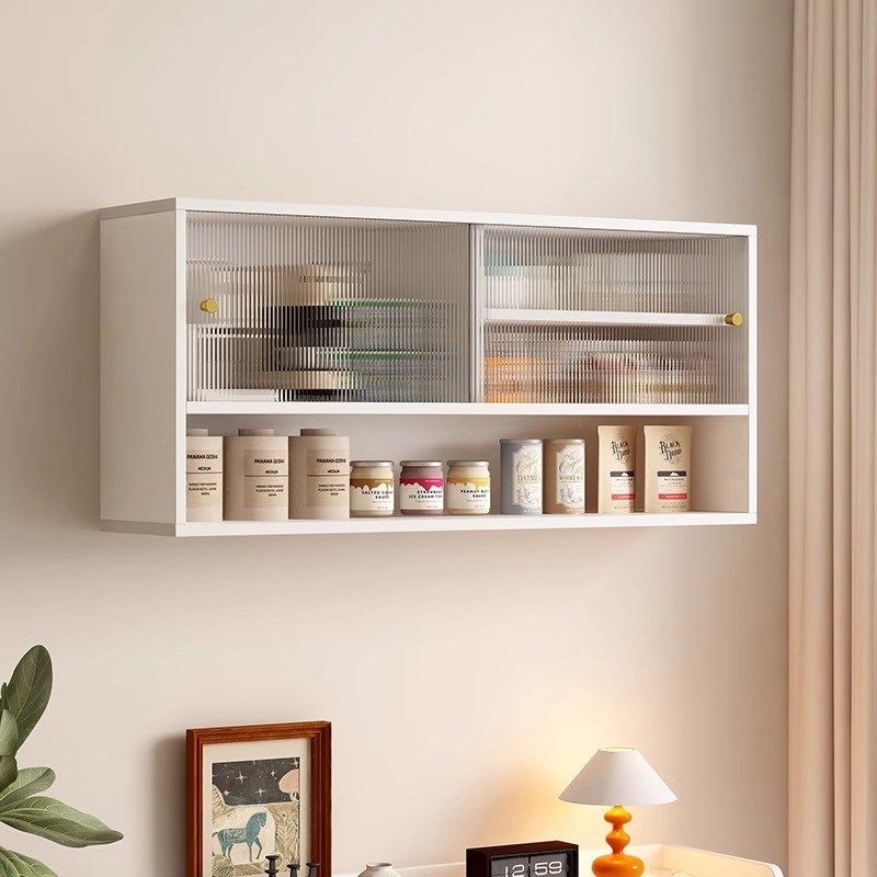 厨房实木吊柜挂墙式墙壁柜顶柜卫生间浴室墙上储物收纳置物餐边柜
