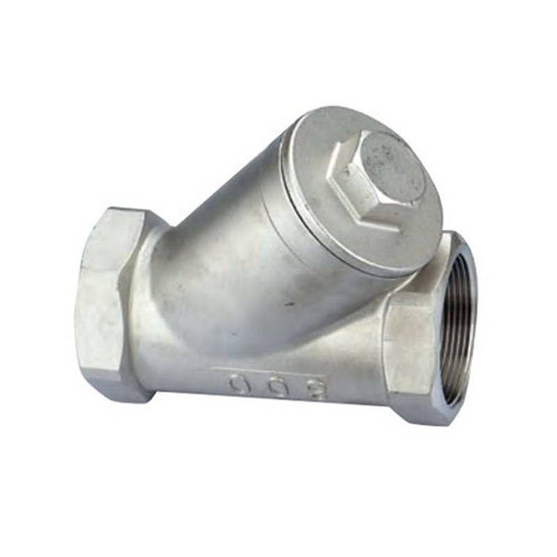 304不锈钢Y型过滤器316丝扣内螺纹过滤器工程 用阀门GL11W4分6分