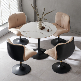 售楼处洽谈旋转椅高档设计师4s店酒店商务办公接待休息区桌椅组合