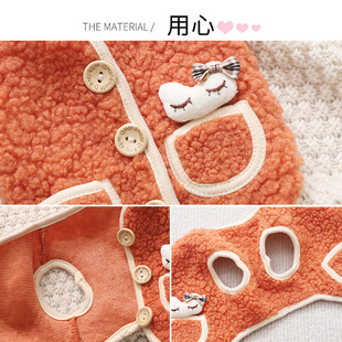 宠物冬天衣服专用小背心无袖 猫咪用品大全无毛猫虎斑公猫马甲 时尚