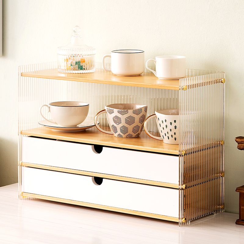 防尘杯子收纳置物架杯架水杯储物架茶具咖啡杯马克杯收纳盒茶杯架