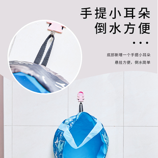 泡脚桶可折叠水盆旅游洗脸盆便携脚盆旅游泡脚袋简易便携式 大水桶