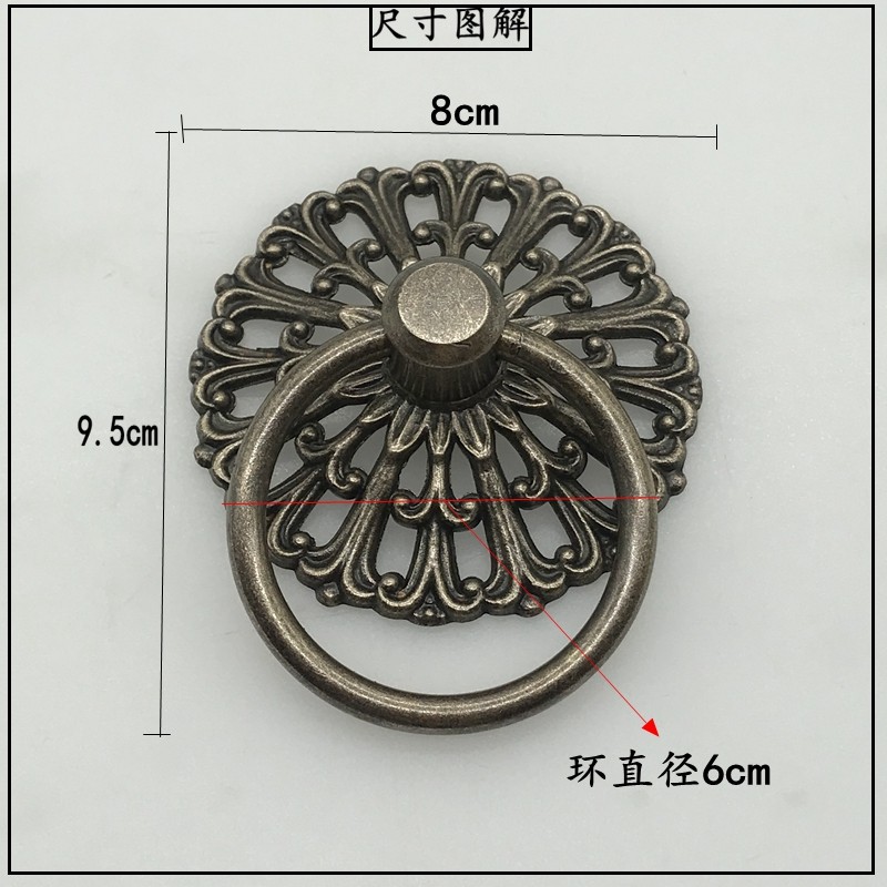 新中式仿古纯铜拉手抽屉柜门衣柜鞋柜橱柜古建庭院大门铜单孔把手,基础建材,小拉手,淘宝优惠券,粉丝福利购,淘宝优惠卷