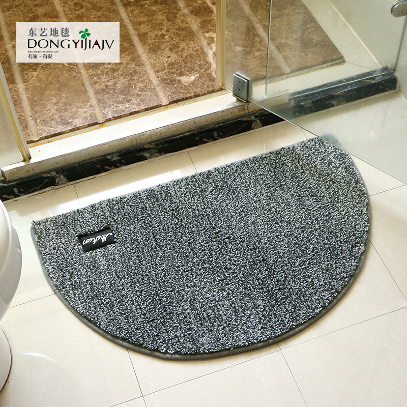 半圆雪花绒地垫浴室卫生间吸水地垫家用厨房防滑垫子脚垫卧室门垫,居家布艺,家用脚垫,淘宝优惠券,粉丝福利购,淘宝优惠卷