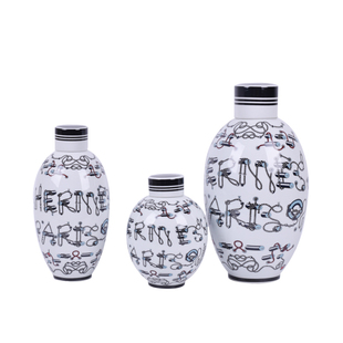 新中式白色陶瓷罐摆件家居样板房客厅电视柜玄关茶室茶楼软装饰品