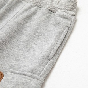 子中小童宝宝洋气可爱百搭休闲裤 男童毛圈纯棉裤 春秋款 儿童长裤