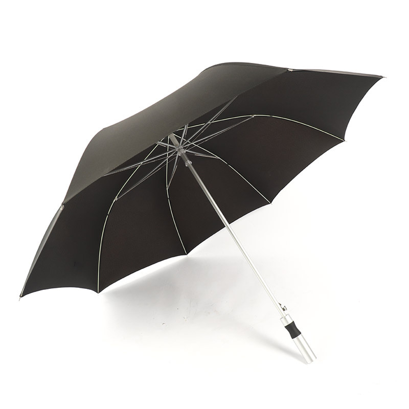 8骨长柄黑色长伞轻男生直柄自动铝合金伞骨雨伞长杆不生锈的抗风