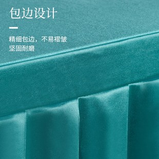 定制会议桌布长方形桌套罩酒店办公活动展会长条桌签到桌裙布台裙