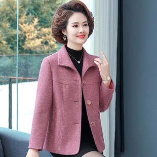 西装 中老年妈妈秋装 50岁中年女春秋洋气时尚 2024新款 上衣 外套短款