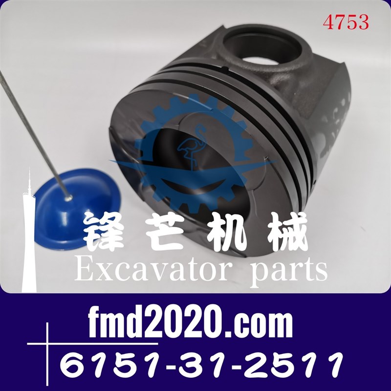 供应平地机挖土机配件PC400-5,6D125活塞6151-31-2511出口零部件