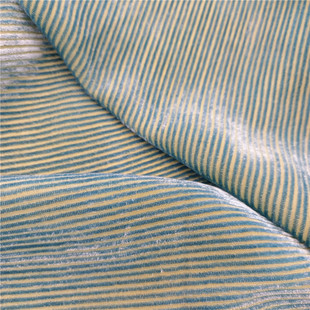 现货 国外条绒丝绒面料 宫廷风 手感丝滑柔软 旗袍布料 底布是透