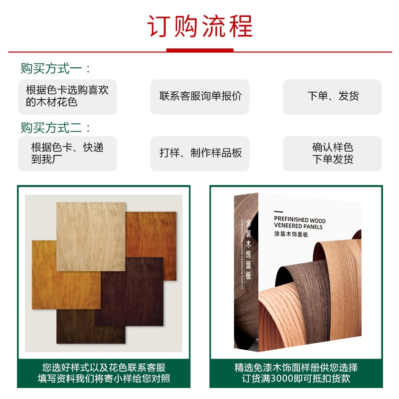 意大利高端木皮KD木饰面板背景墙实木贴面免漆防火科定板