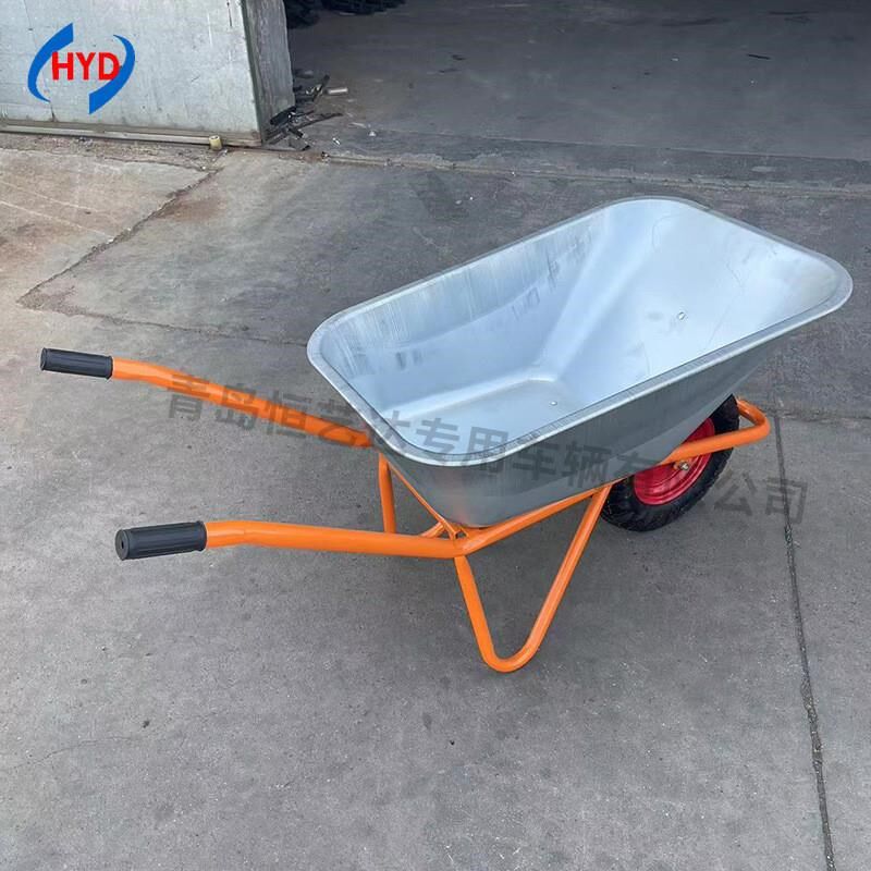 独轮车农用小推车工地单轮手推车推沙泥土花园斗车垃圾搬运车家用
