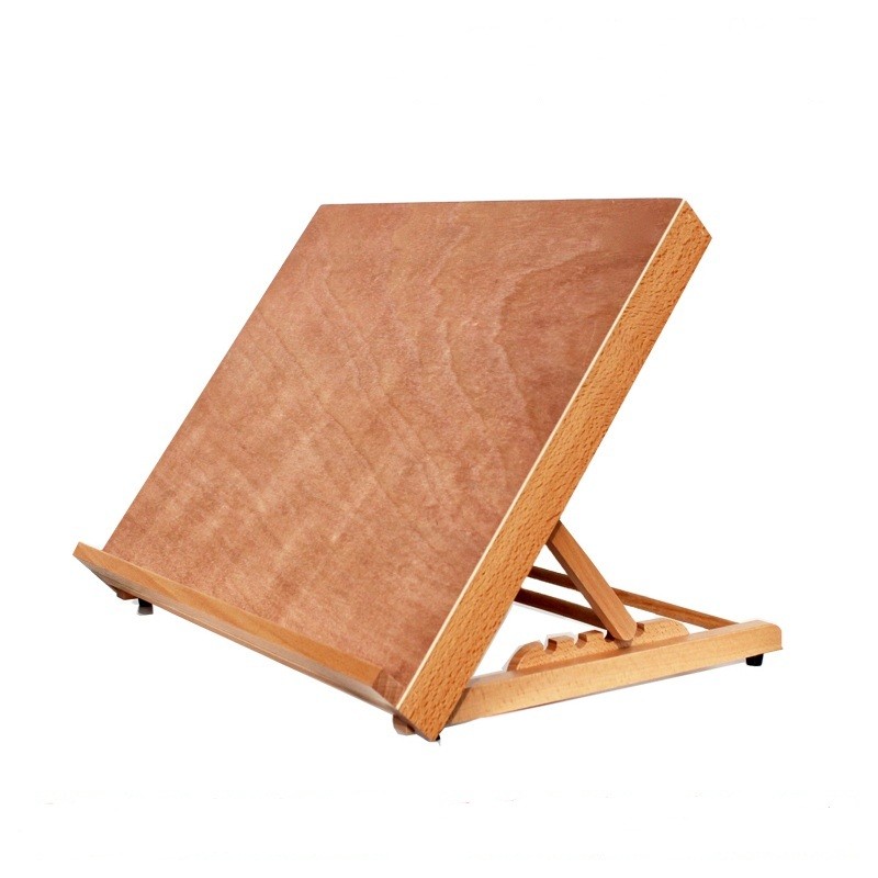 2画板架榉木制台式桌面8KK画架素描油画手绘架子写生折叠画板