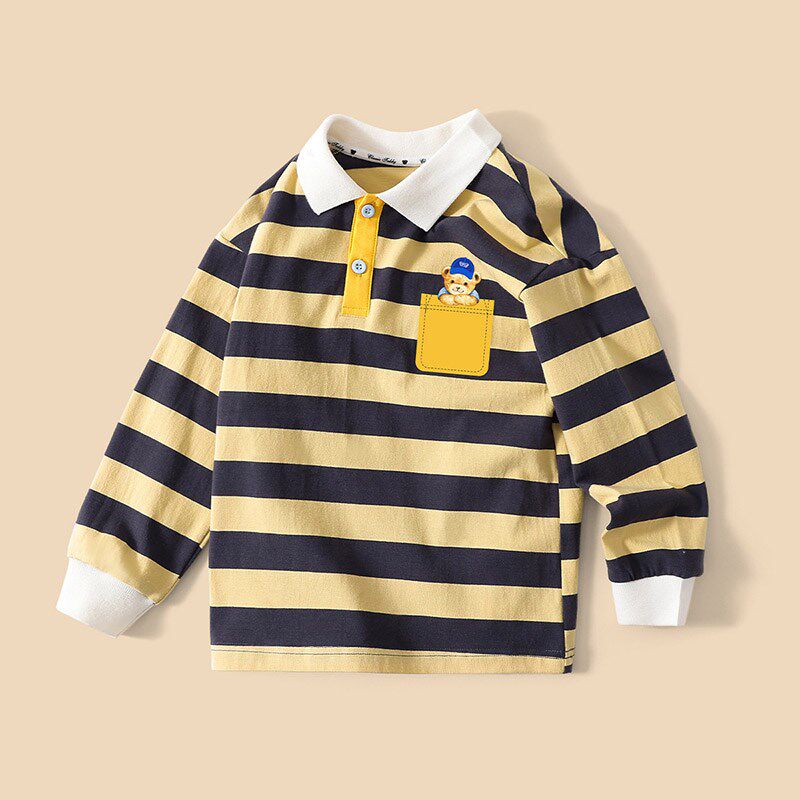 精典泰迪男童T恤童装儿童Polo衫中小童打底衫宝宝洋气衣服新秋季,童装/婴儿装/亲子装,儿童POLO衫,淘宝优惠券,粉丝福利购,淘宝优惠卷