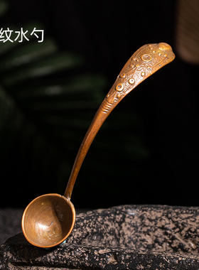 同和纸庄 铜水盂 小水洗 笔洗 复古铜器文房 铜勺 文房四宝