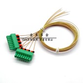 多路温度记录巡检采集仪感温线铁氟龙温升线 K型热电偶测温8条2米