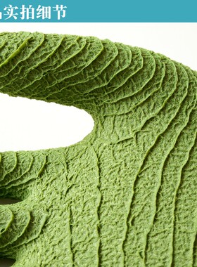 星宇手套L558半挂浸胶劳保手套防滑耐磨塑胶加厚工作带胶透气薄款