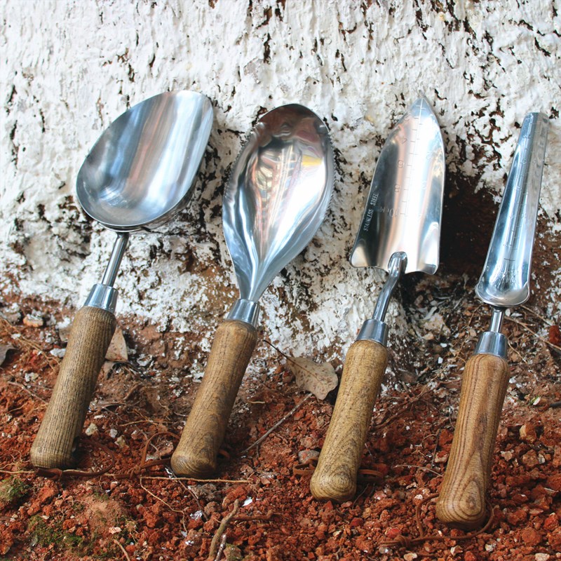 园艺工具种花家用小铲子套装不锈钢铁锹铁铲养花盆栽多肉种植神器