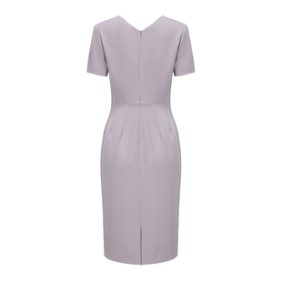 2023款招行行服连衣裙夏季工作服中长裙灰色套装制服半身裙工装