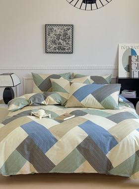 2025新款全棉纯棉13070印花被套床单床笠款床上用品四件套