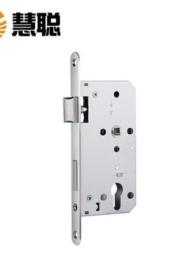 不锈钢6072圆头锁体重弹簧联动功能分体锁锁体长235mm防火门锁体