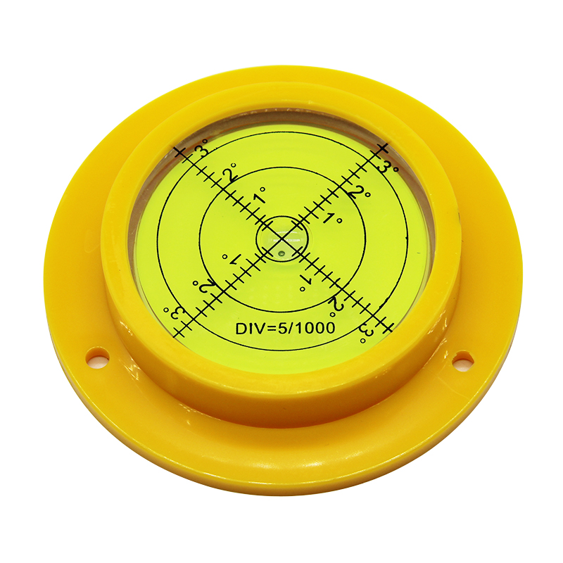 吊车水平仪高精度水平气泡塑料法兰水准泡水平珠万向水准气泡珠