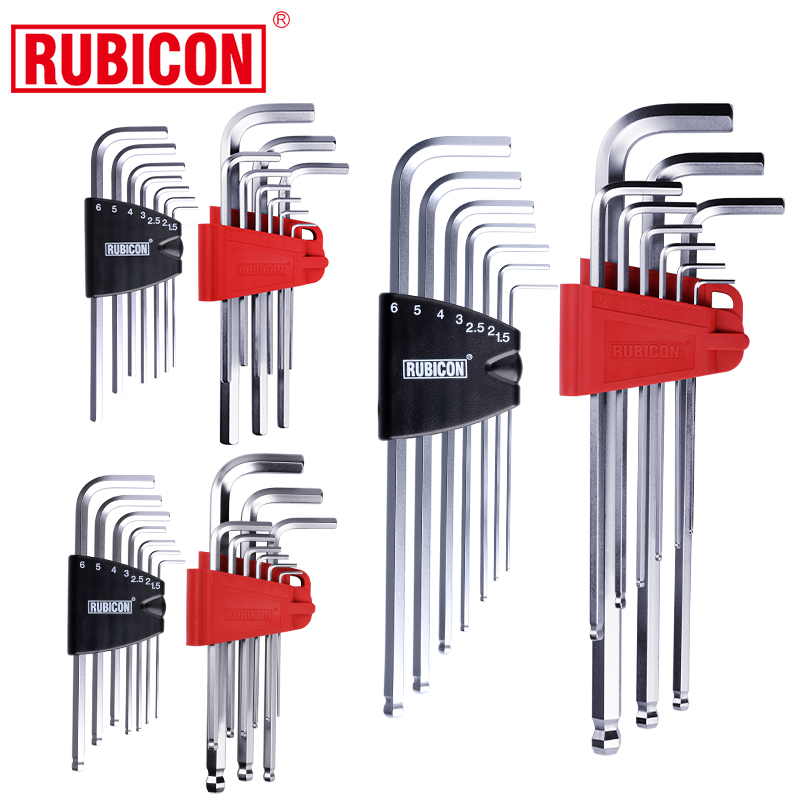 罗宾汉内六角扳手装加长球头六角螺丝刀内六方扳手家用工具公制