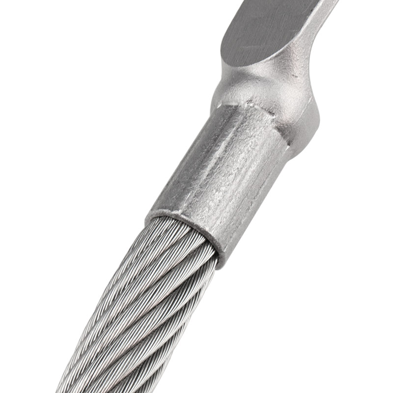 0/200平方接地钢缆高铁轨道铁道铁路连接线30不锈钢钢丝绳端子