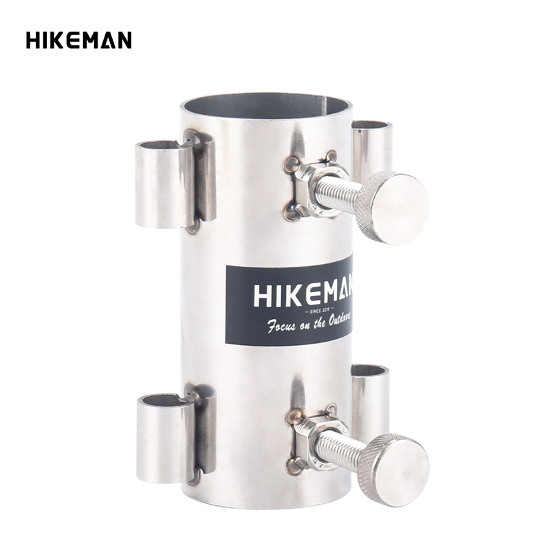 天幕杆固定器大管径帐篷遮阳棚支撑杆固定管架沙滩钓鱼伞调节底座