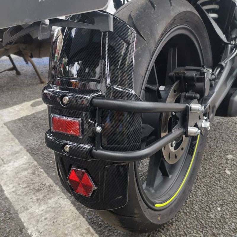 适用于隆鑫无极RR0S 改装后挡泥板 rr0s挡水瓦盾配件