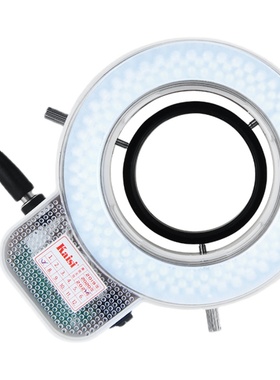 显微镜LED光源白色聚光UBS圆形环形灯72颗灯珠亮度可控制补光灯圈
