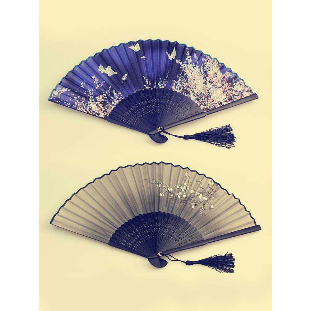 檀香扇子折扇苏州檀木香木老阊门檀工竹女式工艺扇折叠扇