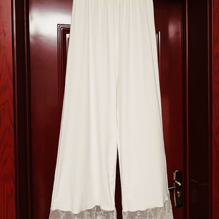 百搭阔腿裤 白色长裤 夏季 薄款 中国风汉服衬裤 禅意裤 加绒旗袍打底裤