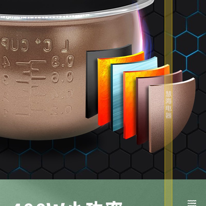 爱德迷你电饭煲多功能家用智能电饭锅2-3人小型电煲2L宿舍