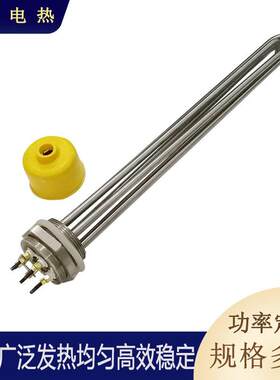 水箱电加热管法兰加热器油浸入式电加热器法兰集束式电热管