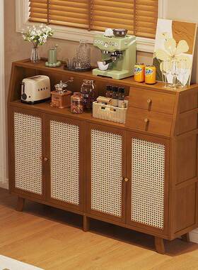 客厅W02153餐边柜柜家橱水靠吧台边柜落地置物柜墙简易储物柜茶水