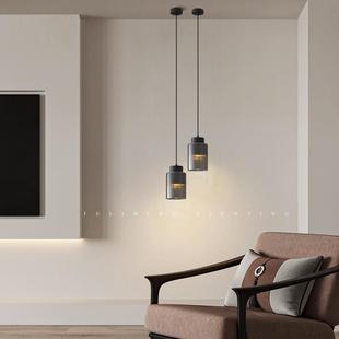 铜225全玻璃现代简约餐厅餐0室桌卧沙发床D8335头设计师高端小吊