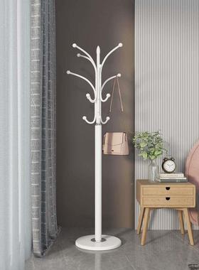 发财树挂内衣架巾落地衣帽架入户口童房卧室架子铁艺浴架儿641640