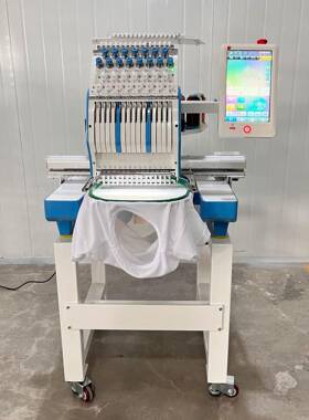 1501CT1501叶用氏202新电款家马5头机脑绣花机单头15针家用工业刺