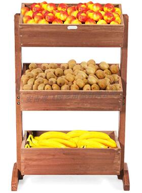 飞园艺多层盆架盆栽架思物花架养花架种花种菜SF211020木架储架水