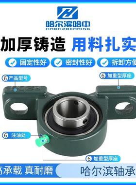哈滨铸钢球面尔带座轴承大全UCP321322TVI432326立外式固定座