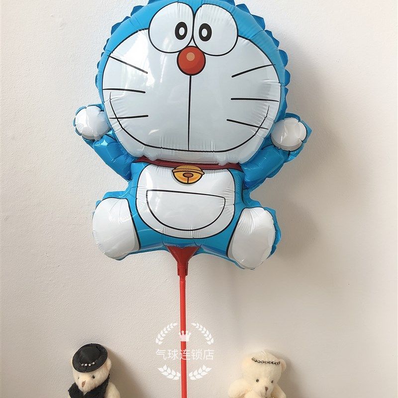 卡通气球带托杆大号儿童打击手持棒铝膜铝箔地推地摊充气玩具免邮,节庆用品/礼品,气球,淘宝优惠券,粉丝福利购,淘宝优惠卷