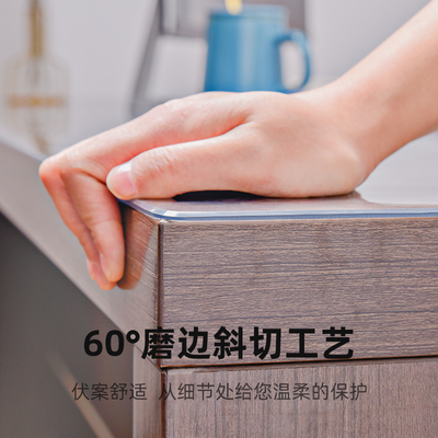 办公桌防脏pvc桌布透明软玻璃桌垫防水定制办公室大班台桌面垫子