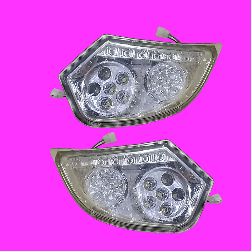 电动三四轮车前大灯恒阔金博大灯尾灯转向灯全封闭代步车LED大灯