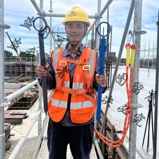 安全带系挂点施工模板钢管结构支架绳子防坠落固定扣外墙翻新锚点