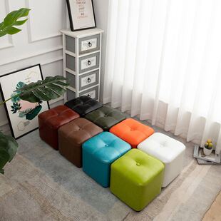 轻奢时尚小凳子家用门口简约进门软包坐垫创意可坐式衣帽间换鞋凳