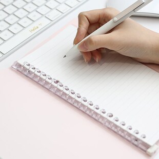 纤薄柔软 美橙文具 maruman满乐文活页本puo笔记本可拆卸