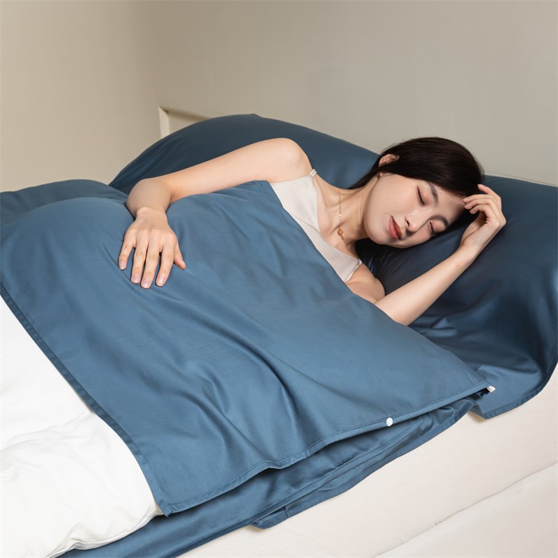 100支纯棉A类长绒棉隔脏睡袋全棉抗菌酒店出差旅行床单被套便携式